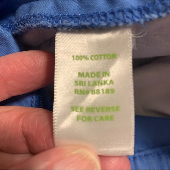 Lilly Pulitzer size 0 EUC Crop Ankle Pants Blue - Picture 8 of 9